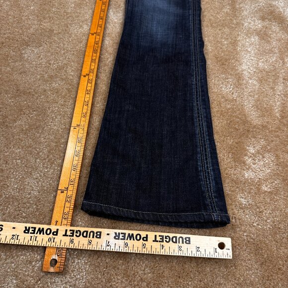 Hudson Women’s Dark Wash Denim Flare Bootcut Stretch Flap Pockets USA Made Sz 28 - Picture 7 of 7